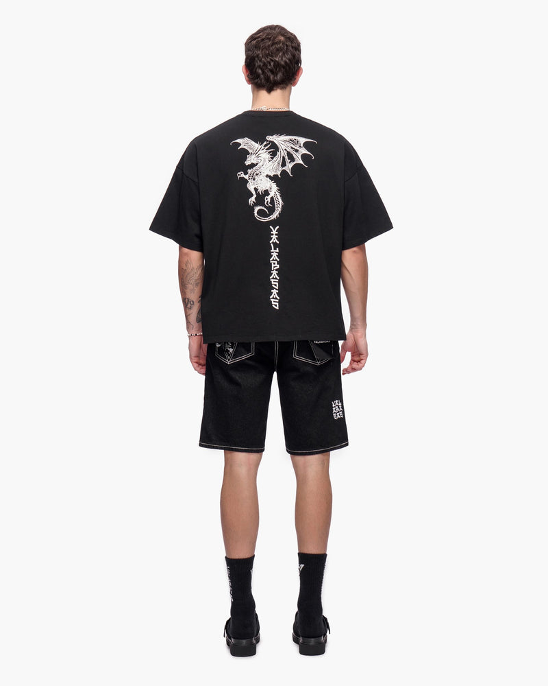 "KUNJI" TEE - BLACK