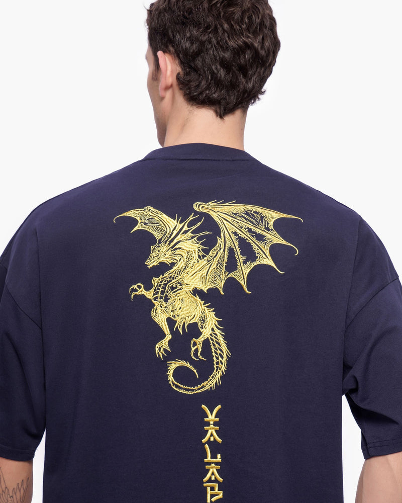 "KUNJI" TEE - NAVY