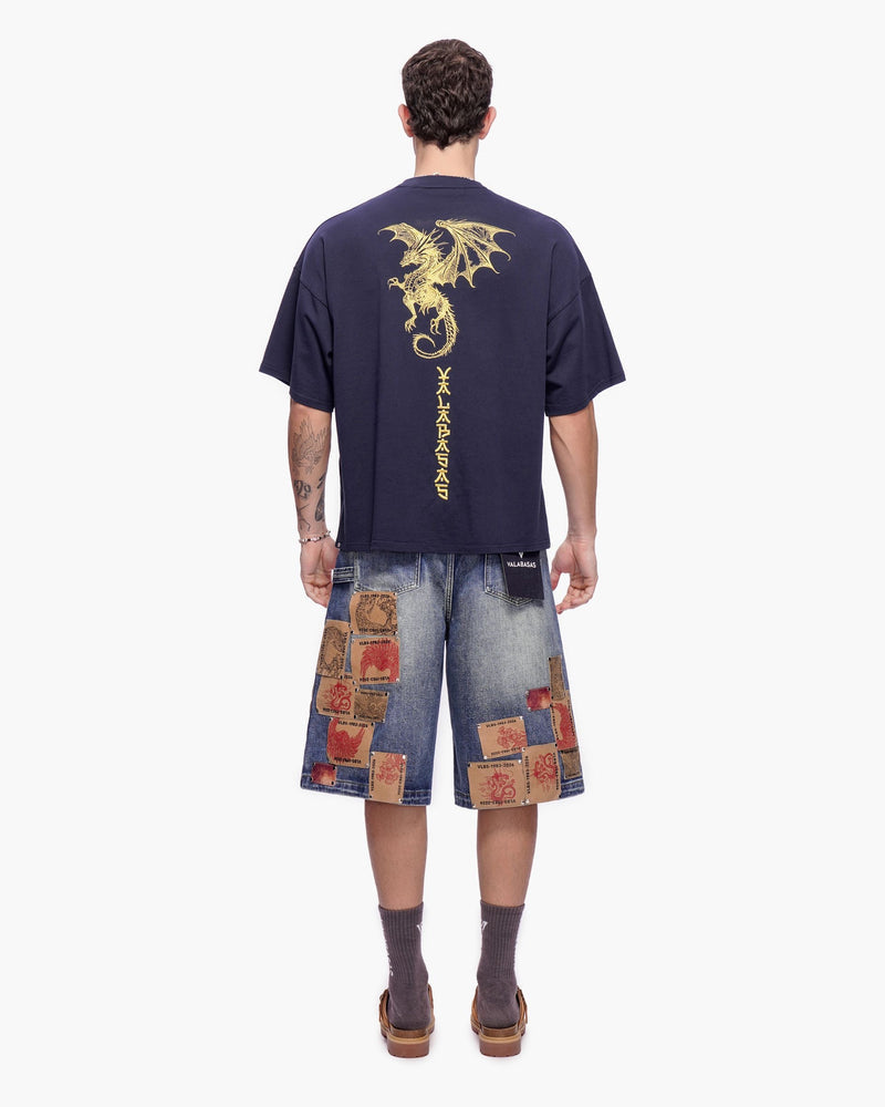 "KUNJI" TEE - NAVY