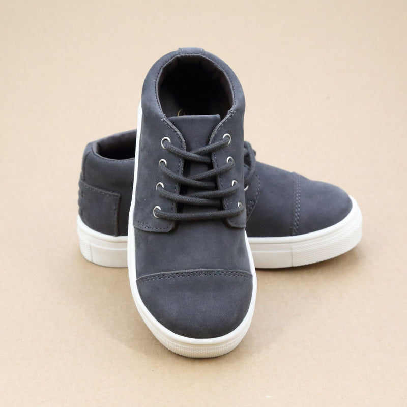 Toddler Boys Wyatt Lace Up Stingray Leather Sneaker  - Petitfoot.com