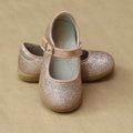L'Amour Girls Marilla Rosegold Glitter Dressy Mary Jane - Petitfoot.com