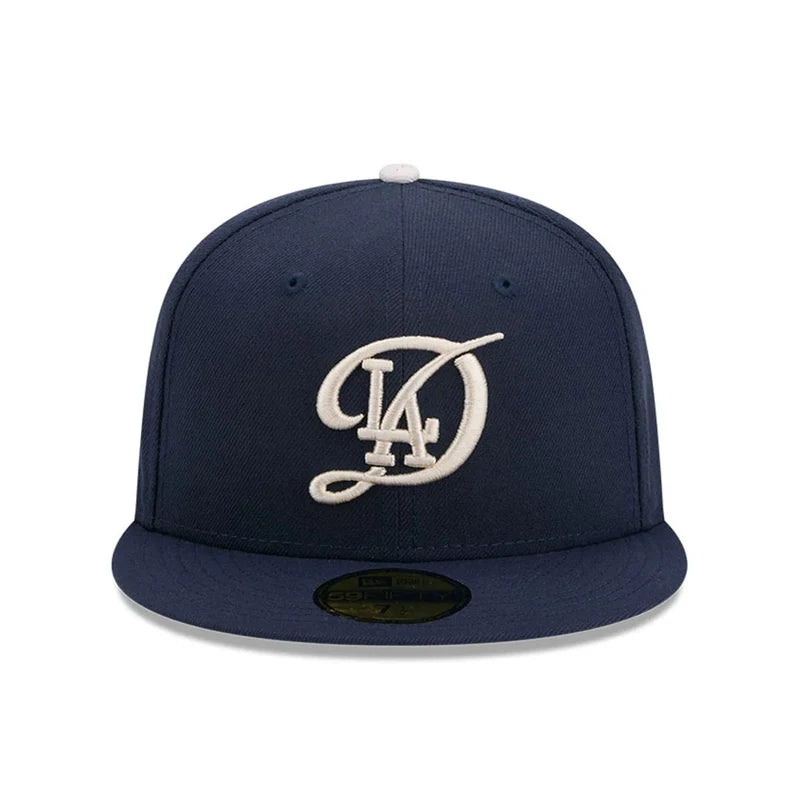 LA Dodgers MLB City Connect 2025 Dark Blue 59FIFTY Fitted Cap
