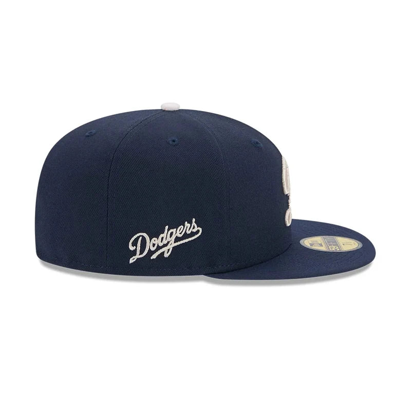LA Dodgers MLB City Connect 2025 Dark Blue 59FIFTY Fitted Cap