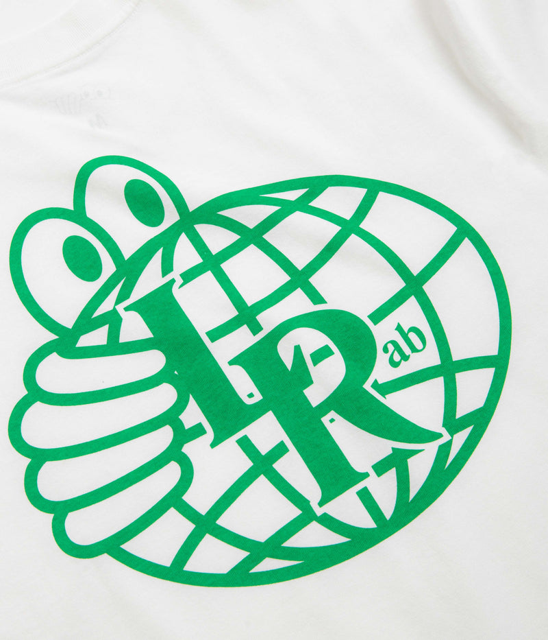 Last Resort AB Atlas Monogram T-Shirt in White and Kelly Green