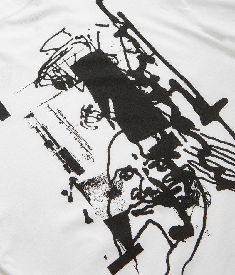 Last Resort AB Brain Freeze Long Sleeve T-Shirt in White