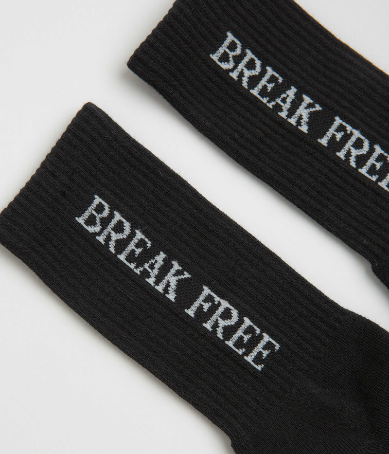 Last Resort AB Break Free Socks in Black and White
