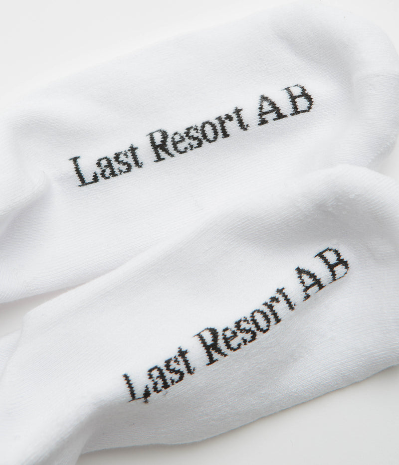 Last Resort AB Break Free Socks in White and Black