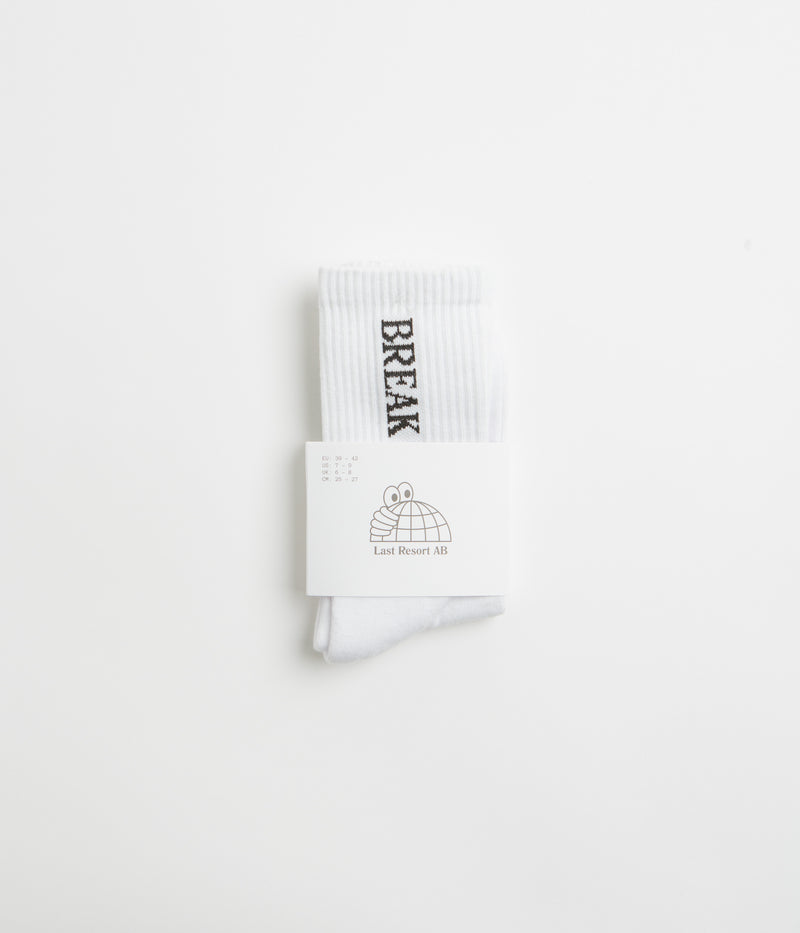 Last Resort AB Break Free Socks in White and Black