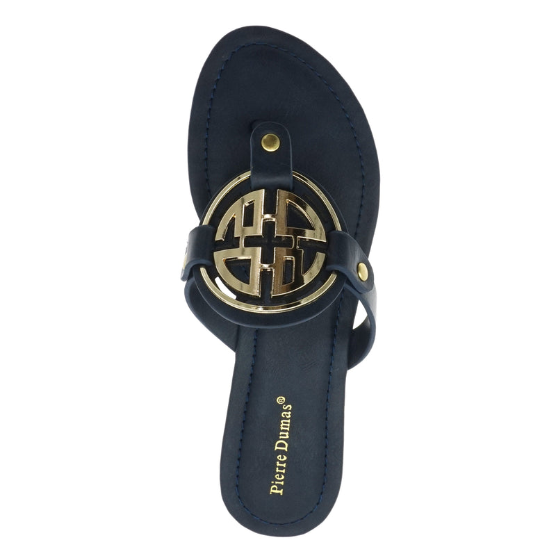 Limit-24 (21024) - Pierre Dumas Flat Thong Fashion Sandals - ShoeFad