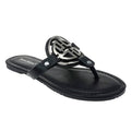 Limit-24 (21024) - Pierre Dumas Vegan Leather Flat Thong Sandal - ShoeFad