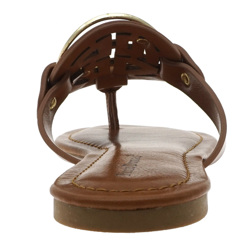 Limit-24 (21024) - Pierre Dumas Vegan Leather Flat Thong Sandal - ShoeFad