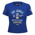 LOS ANGELES DODGERS WORLD SERIES W SJ SLIM FIT TOP