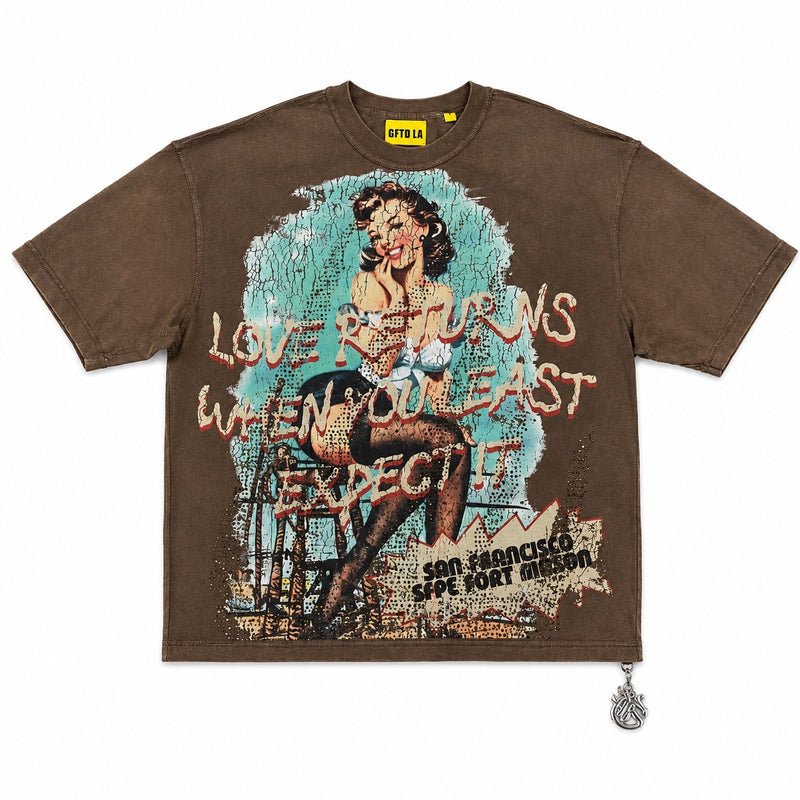 Love Returns Tee – Brown
