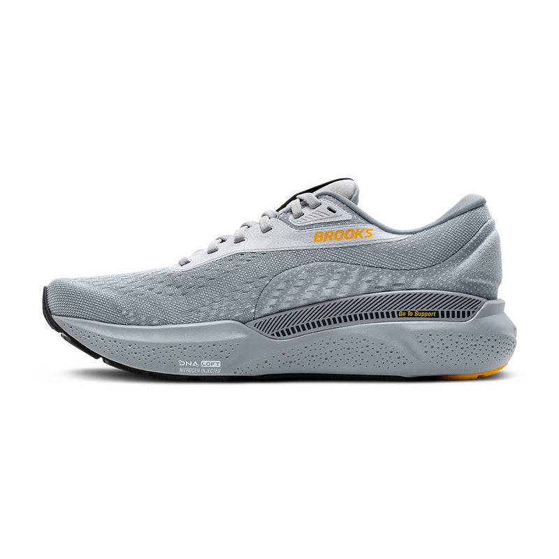 Men's Brooks Adrenaline GTS 24 - Alloy/White/Gold Fusion