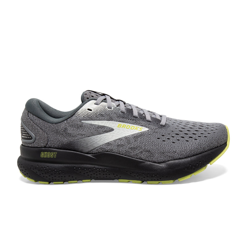 Men’s Brooks Ghost 16 – Primer Grey/Lime