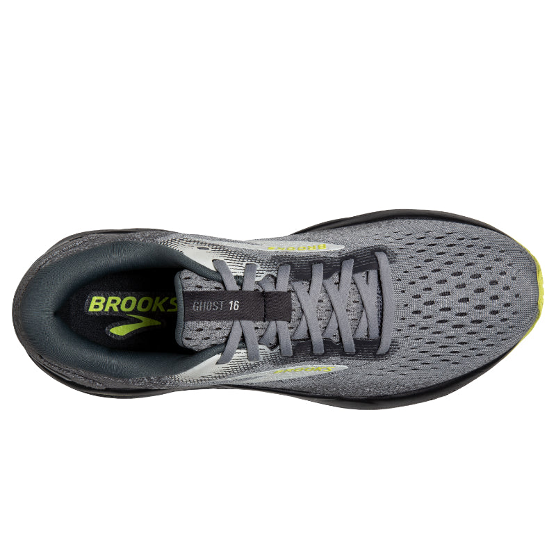 Men’s Brooks Ghost 16 – Primer Grey/Lime