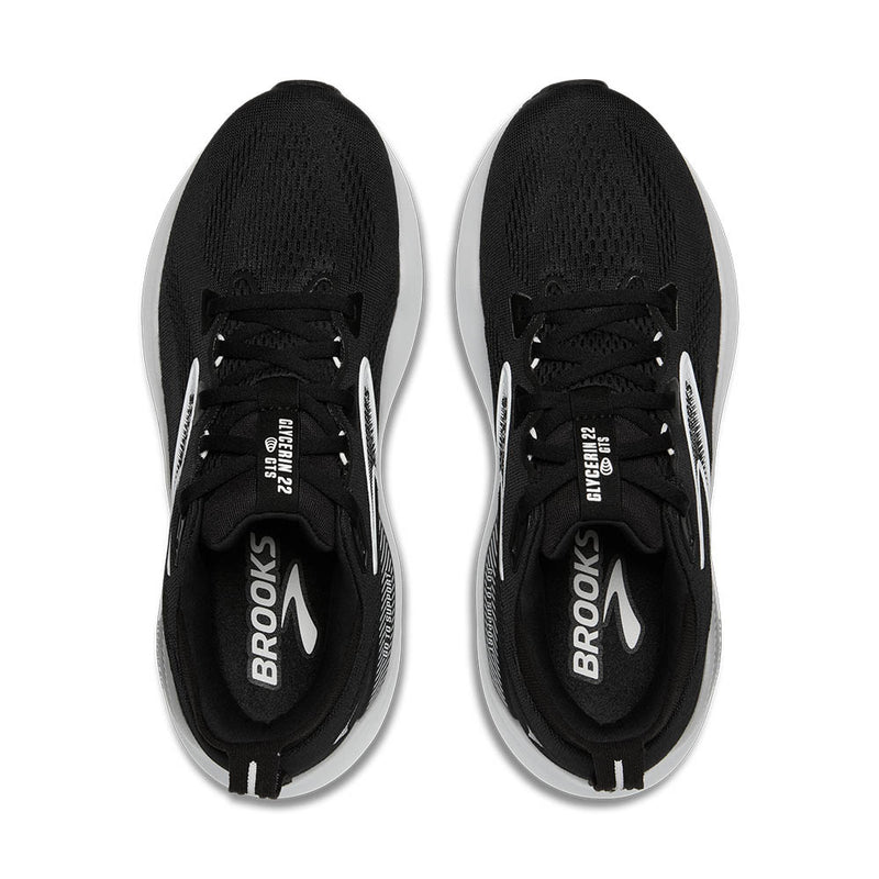 Men's Brooks Glycerin GTS 22 - Black/Grey/White