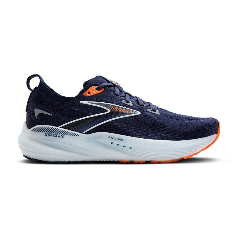 Men's Brooks Glycerin GTS 22 - Peacock/Blue Ribbon/Orange