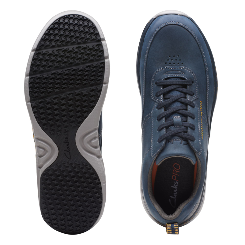 Men’s Clarks ClarksPro Lace – Navy Leather