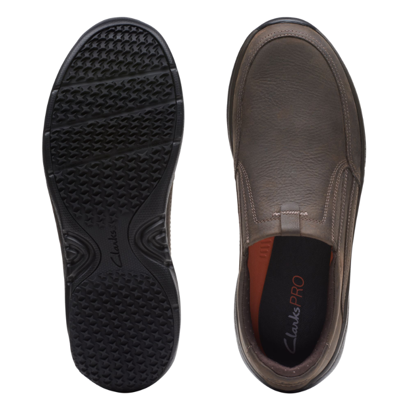 Men’s Clarks ClarksPro Step - Dark Brown Tumbled