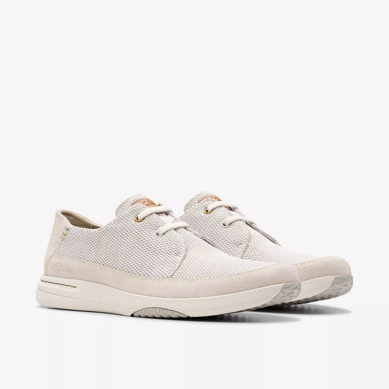 Men's Clarks Easeway Lace - White Combination
