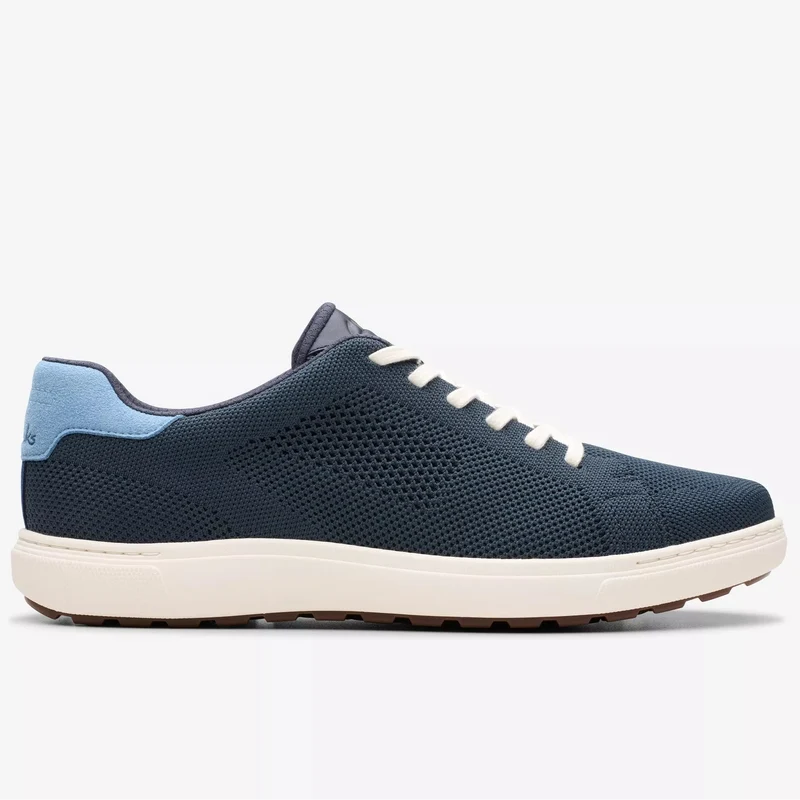 Men's Clarks Mapstone Lace - Navy Knit