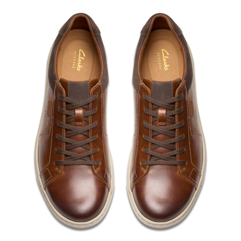 Men's Clarks Mapstone Lace - Tan Leather