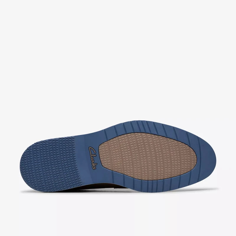 Men's Clarks Monahan Plain - Grey Nubuck