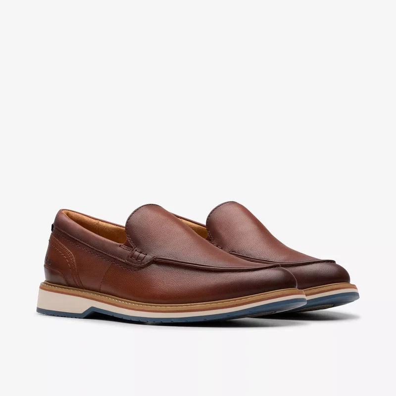 Men's Clarks Monahan Step - Tan Leather