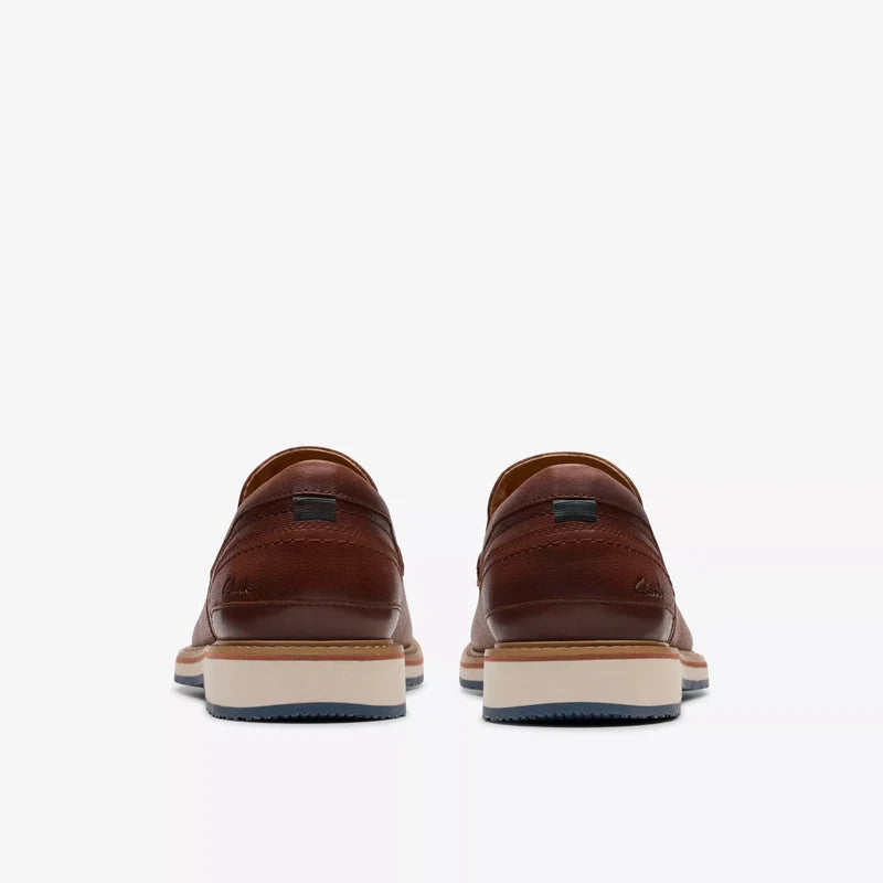 Men's Clarks Monahan Step - Tan Leather