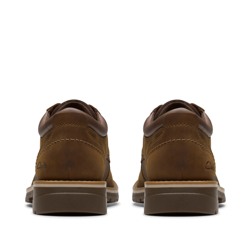 Men's Clarks Morwell Plain Waterproof - Beeswax Leather