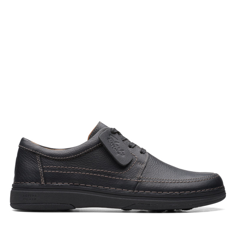 Men's Clarks Nature 5 Lo - Black Leather