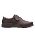 Men's Clarks Nature 5 Lo - Dark Brown Leather