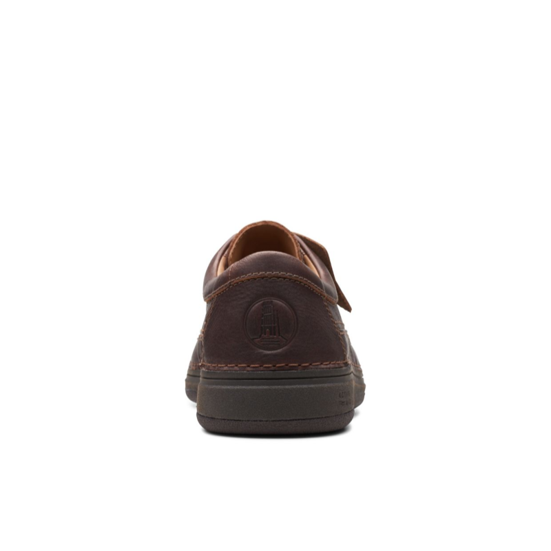 Men's Clarks Nature 5 Lo - Dark Brown Leather