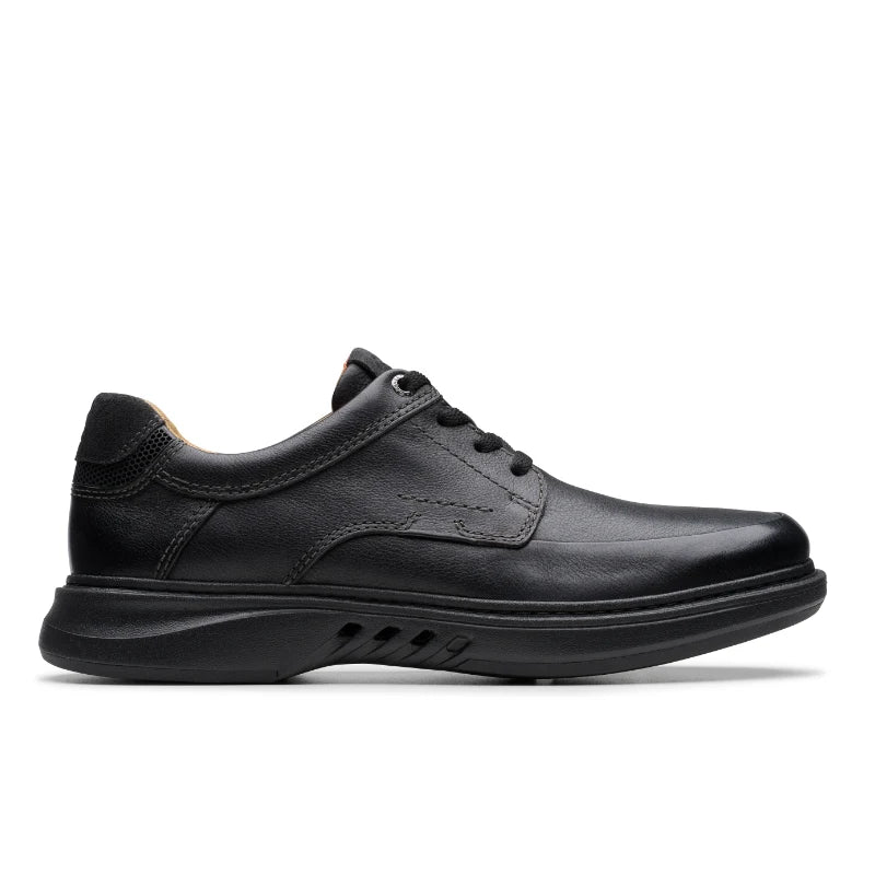 Men's Clarks Un Briley Lace - Black Leather