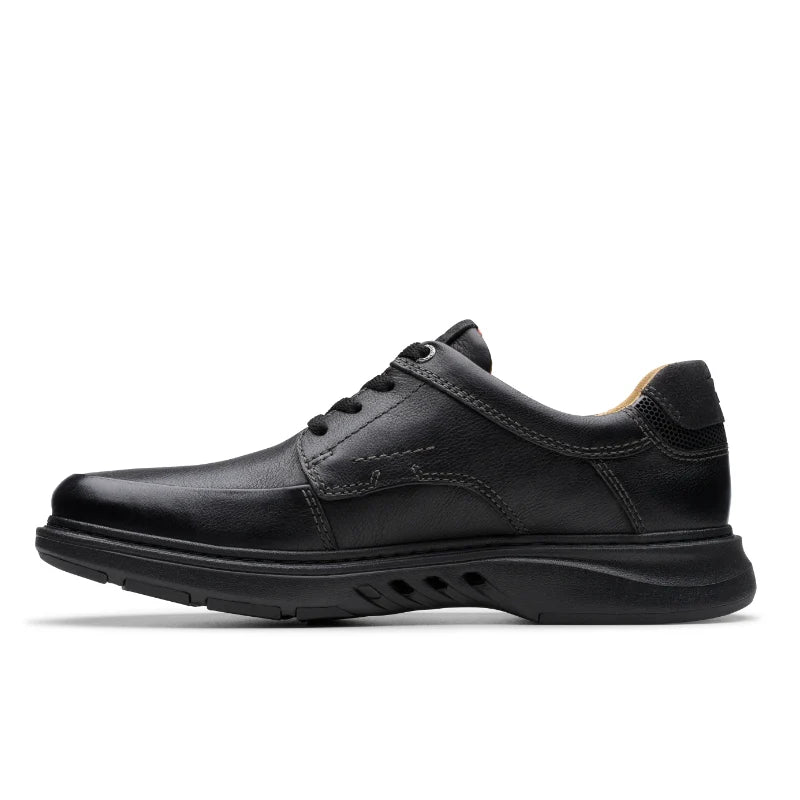 Men's Clarks Un Briley Lace - Black Leather