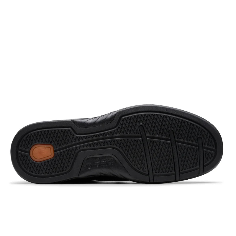 Men's Clarks Un Briley Lace - Black Leather