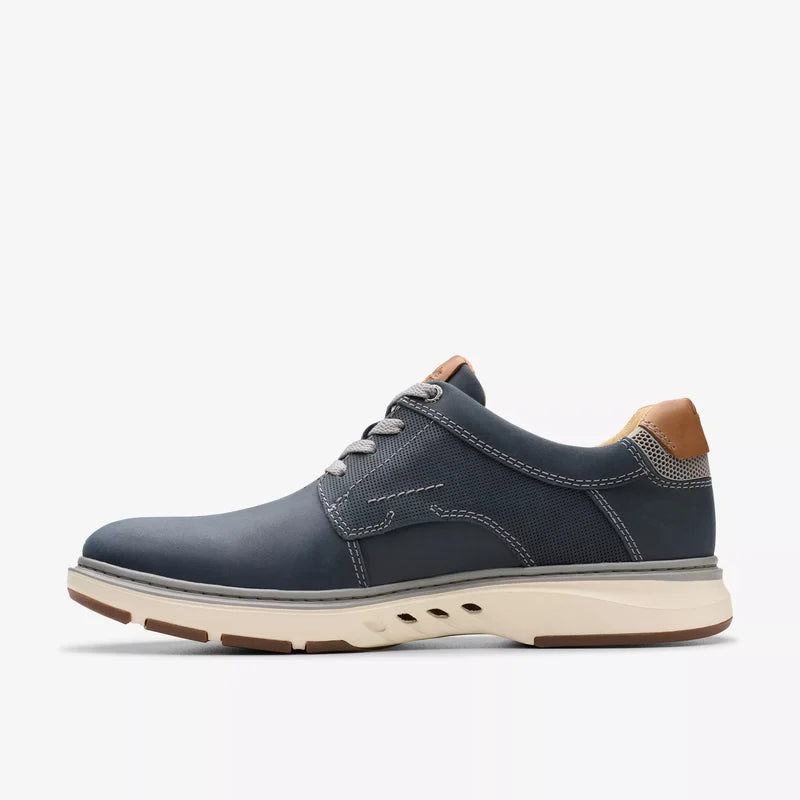 Men's Clarks Un Briley Pace - Navy Leather