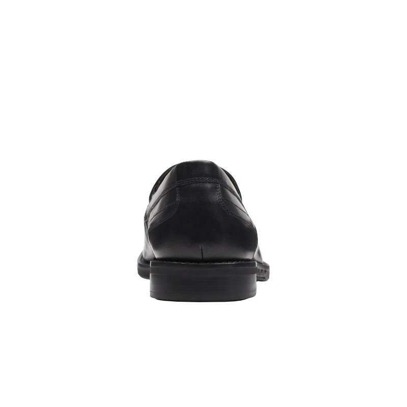 Men's Clarks Un Hugh Step - Black Leather
