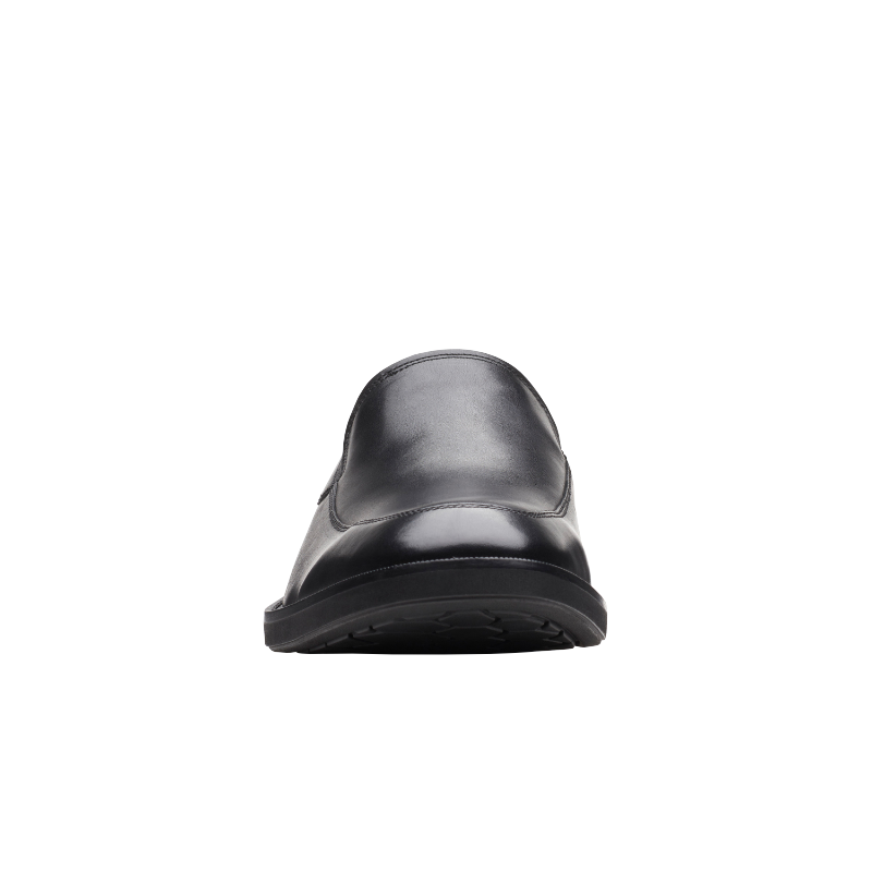 Men's Clarks Un Hugh Step - Black Leather