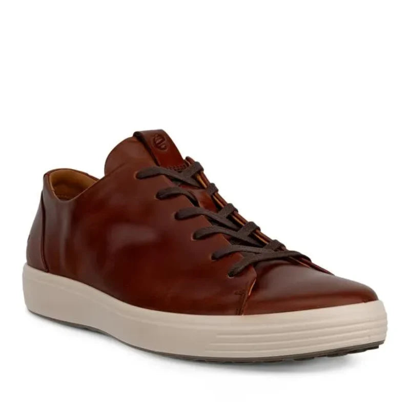 Men's ECCO Soft 7 Premier Sneaker - Cognac