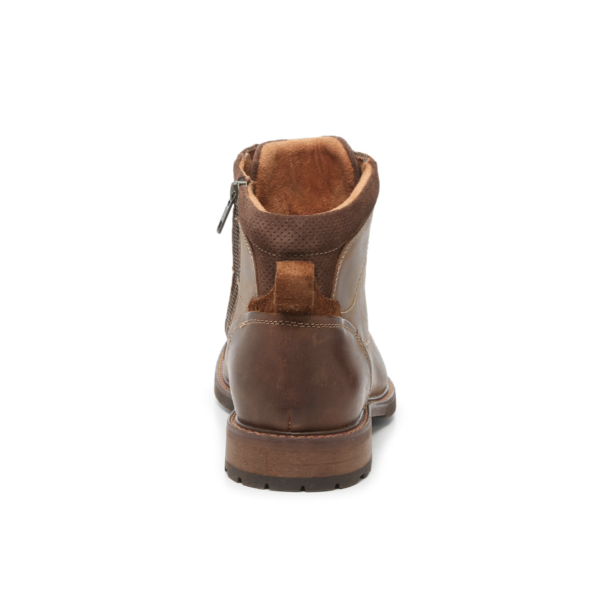Men's Florsheim Chalet Cap Toe Boot - Brown Crazy Horse