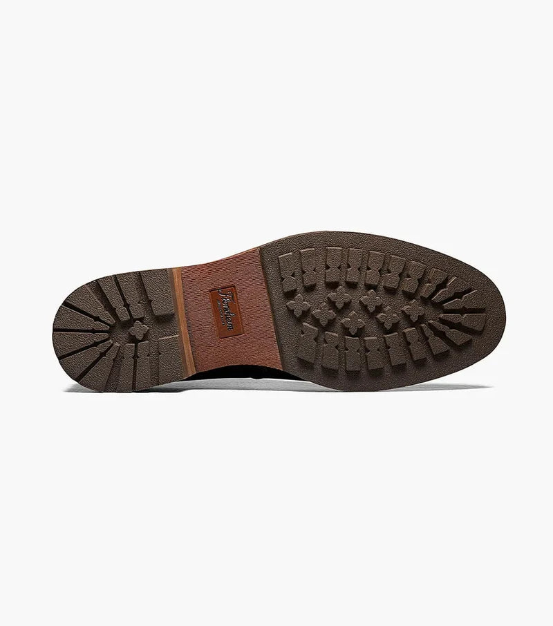 Men's Florsheim Lodge Cap Toe Boot - Brown Crazy Horse
