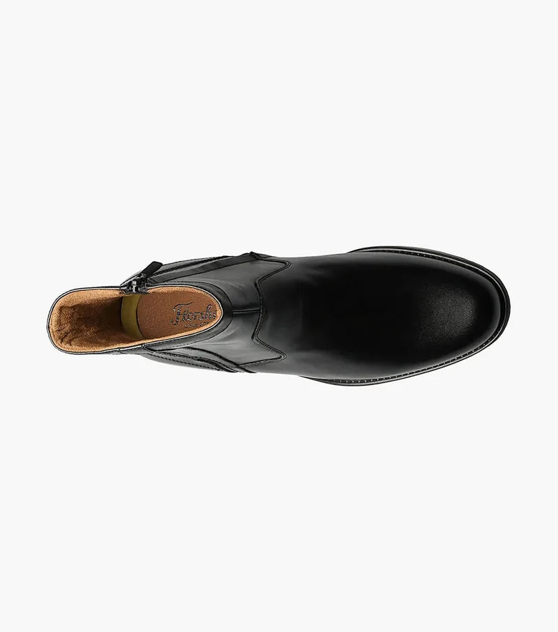 Men's Florsheim Midtown Plain Zip Boot - Black