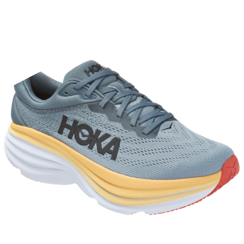 Men’s HOKA Bondi 8 – Goblin Blue/Mountain Spring (GBMS)