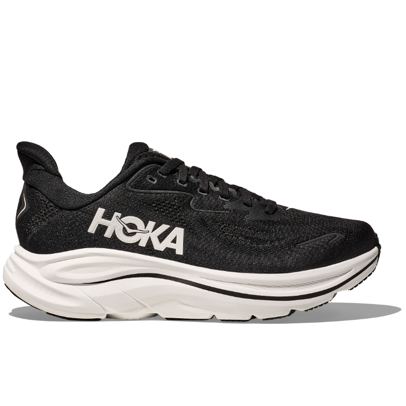 Men's HOKA Clifton 10 - Black/White (BWHT)