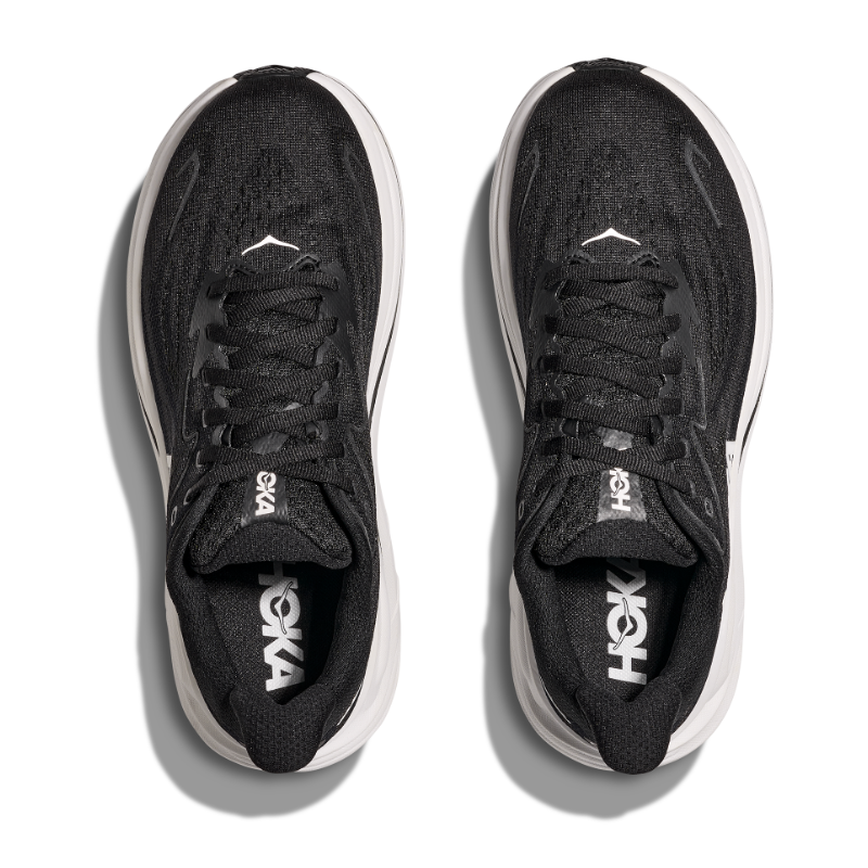 Men's HOKA Clifton 10 - Black/White (BWHT)