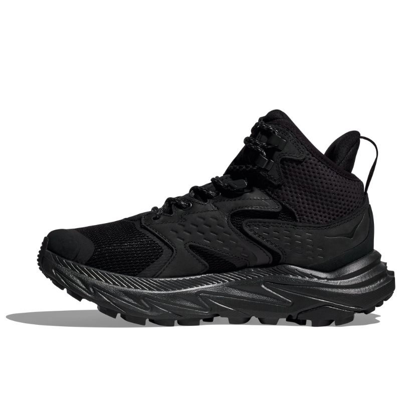Men’s HOKA Waterproof Anacapa 2 Mid GTX – Black/Black (BBLC)