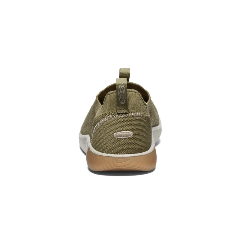 Men's KEEN KNX Knit Sneaker - Martini Olive/Plaza Taupe