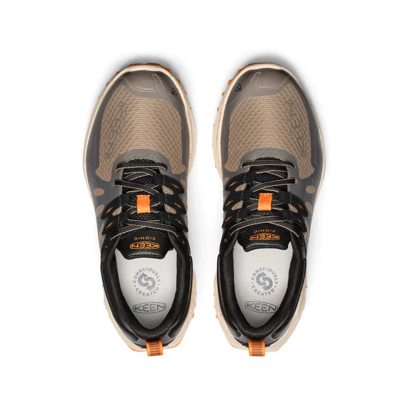 Men's KEEN Zionic Waterproof – Brindle/Bright Marigold